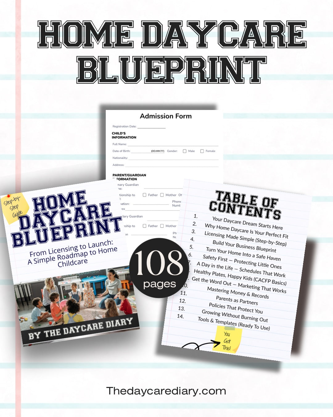 Home Daycare Blueprint Ebook (SENT VIA EMAIL)