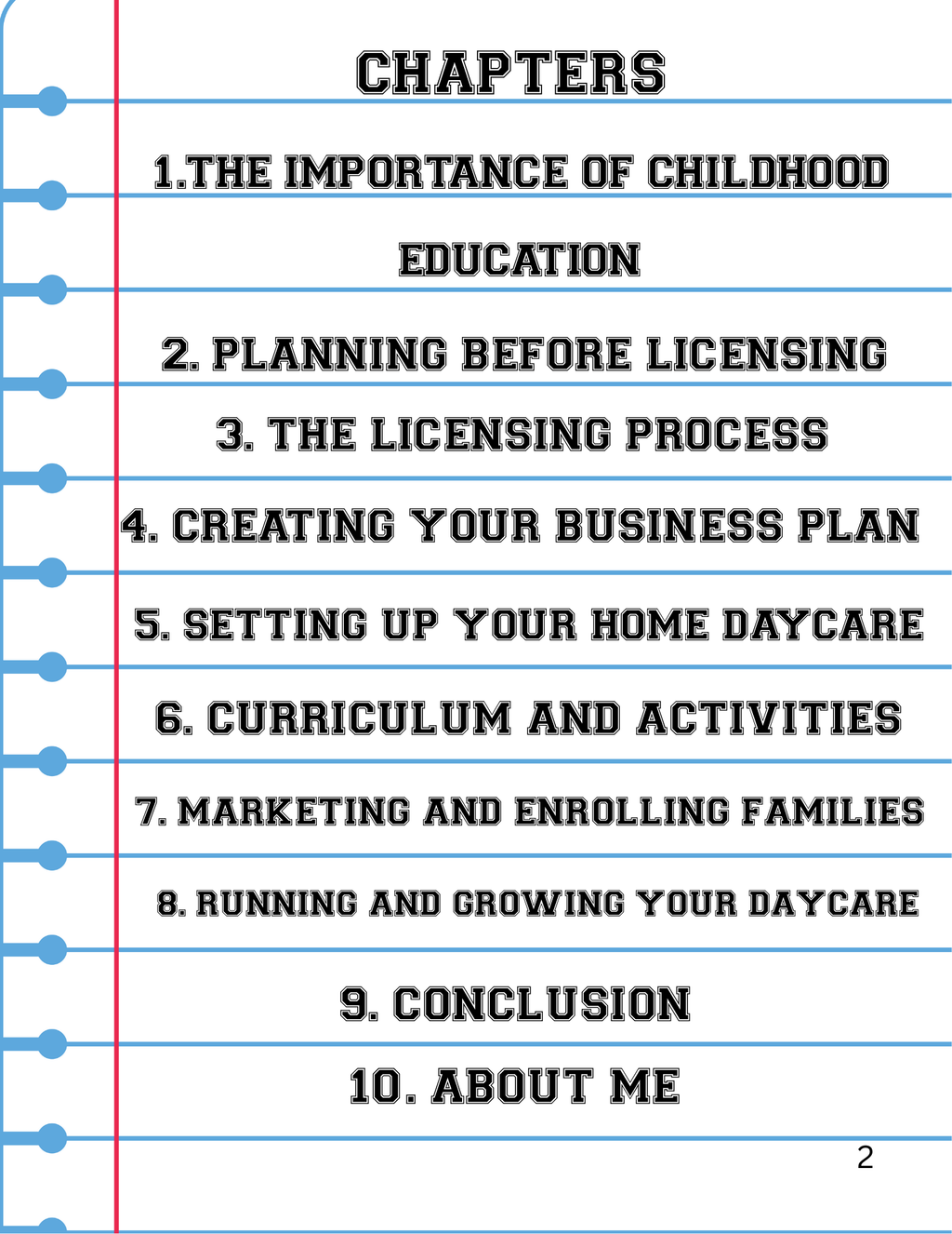 Home Daycare Blueprint Ebook
