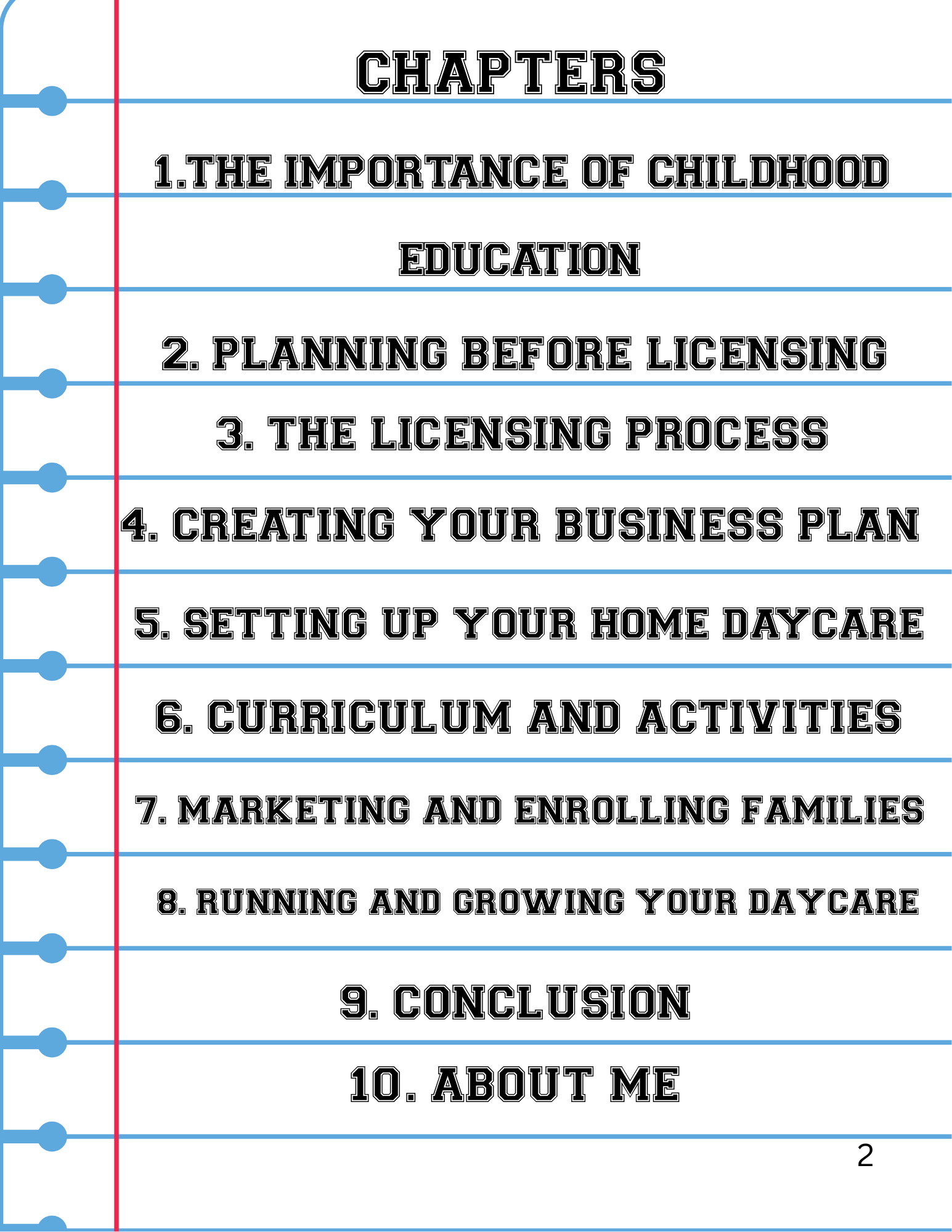 Home Daycare Blueprint Ebook